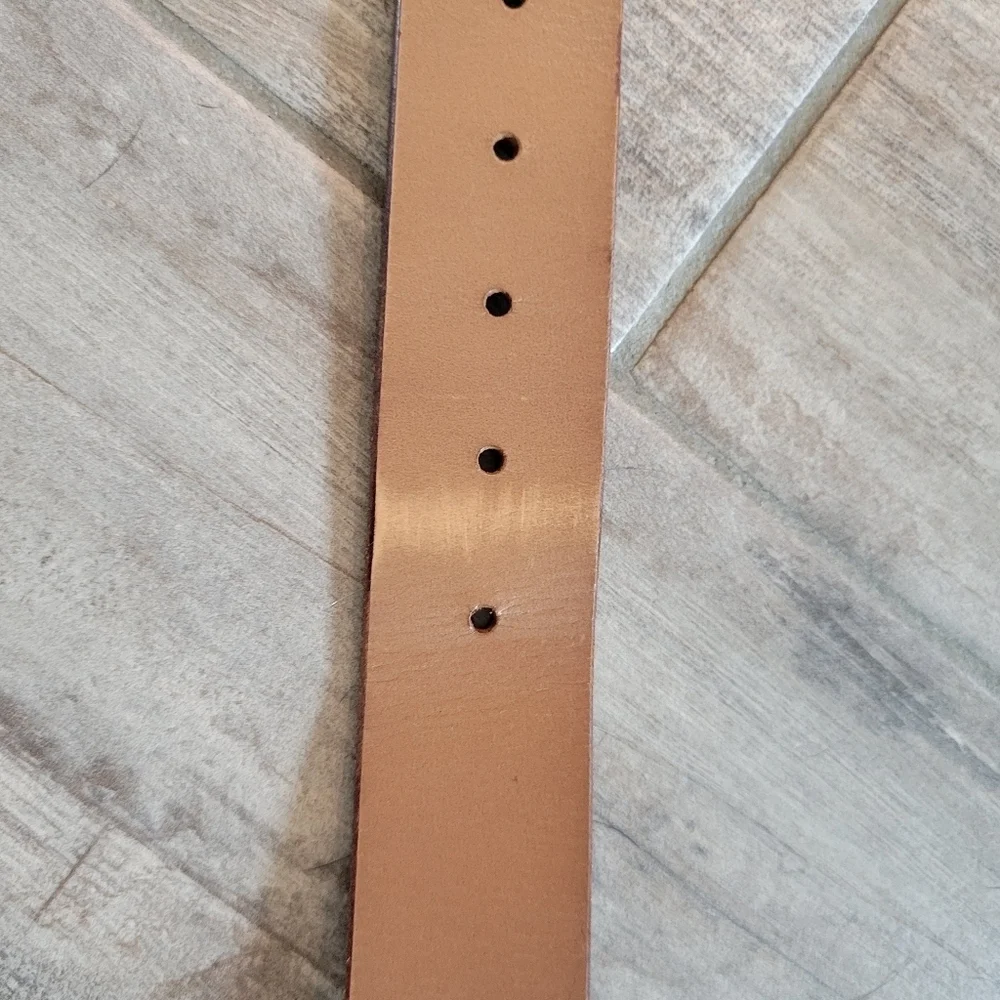 J. Crew Men's Brown Leather Belt Size 30